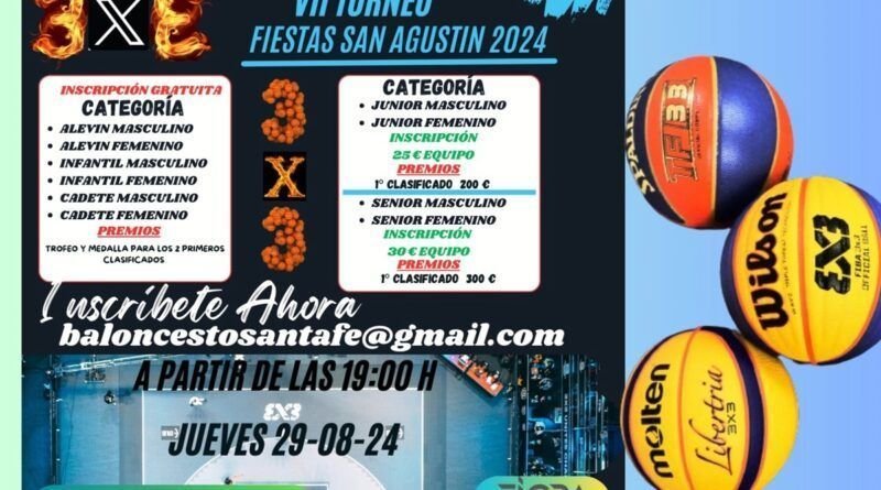 Torneo 3x3 baloncesto Santa Fe