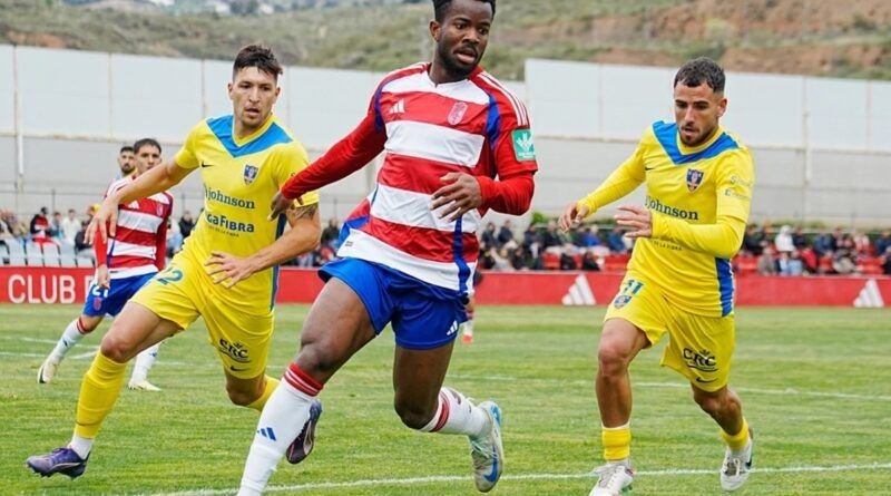 Alegría del Recreativo Granada ganando