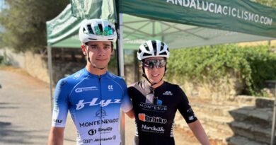 Los ciclistas José R. Jiménez