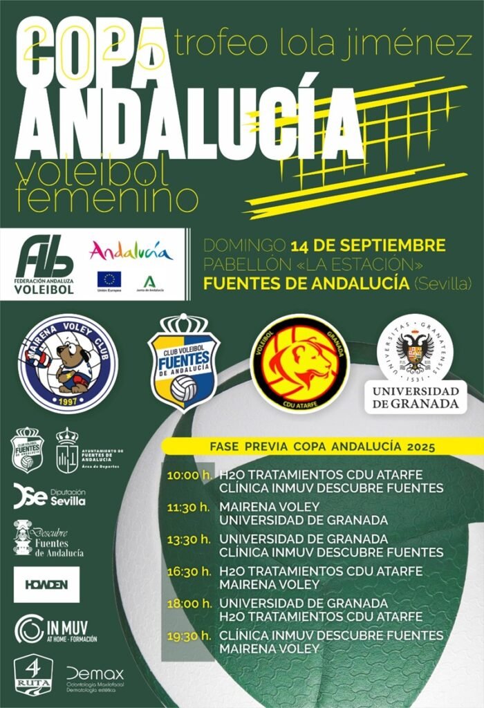 La Copa Andalucía 2025 de voleibol